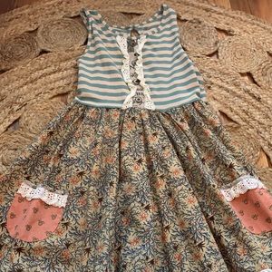 Like New Mustard Pie dress size 8 girls